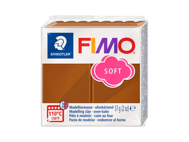Boetseerklei Fimo soft 57 g caramel