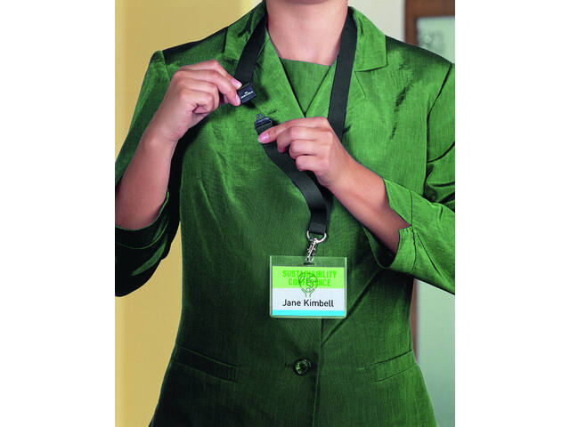 Textielkoord Durable ECO met karabijnhaak