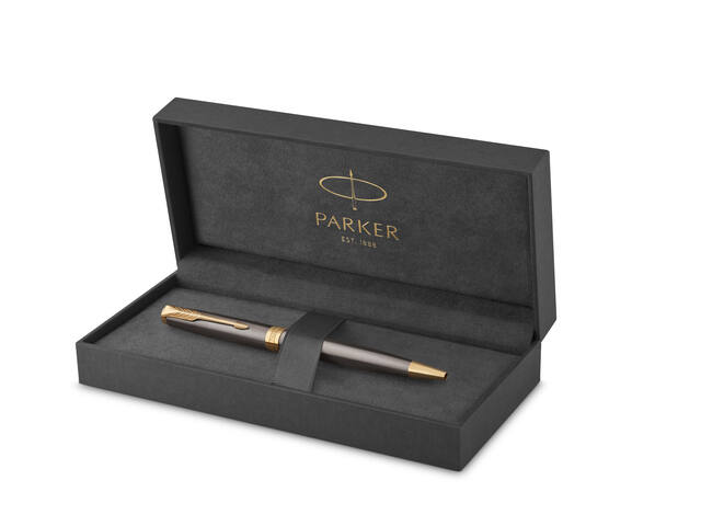 Balpen Parker Sonnet Grey Collection GT M grijs