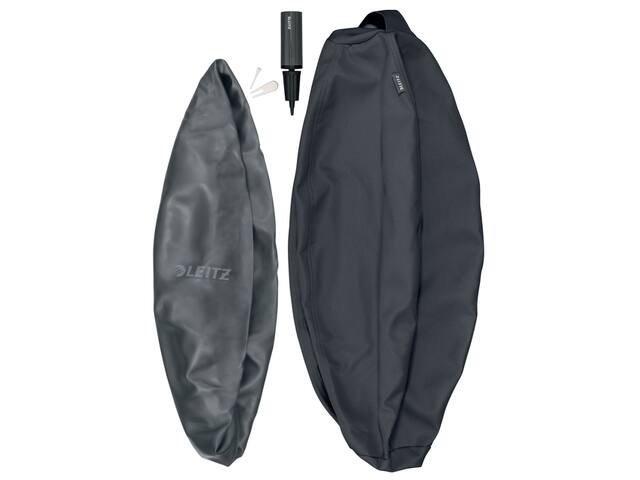 Actieve zitbal Leitz Ergo 55cm anti-rol donkergs