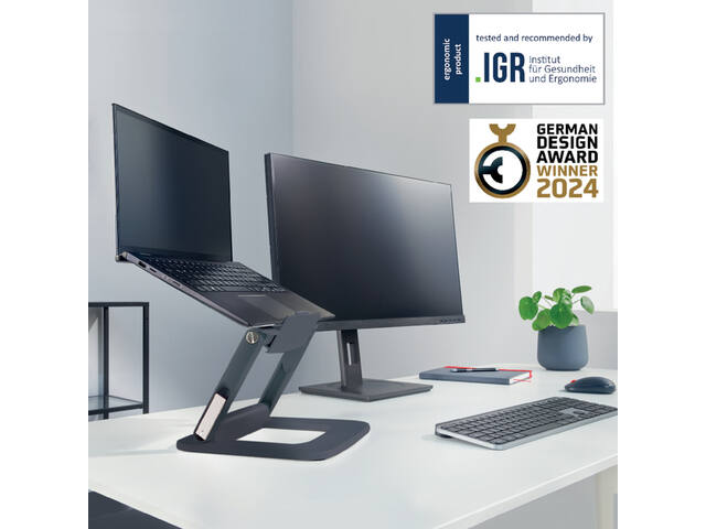 Laptopstandaard Leitz Ergo verstelb multihoek gs