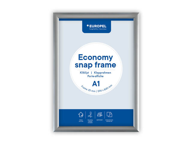 Kliklijst Europel Economy A1 zilver
