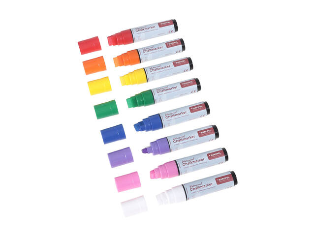 Krijtstift Europel watervast 15mm ass 8 stuks