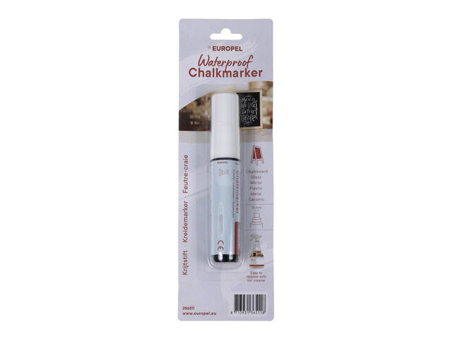 Krijtstift Europel watervast 15mm wit