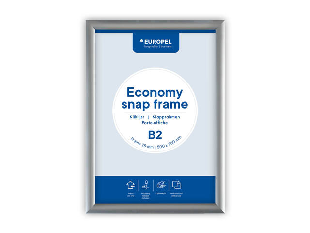 Kliklijst Europel Economy B2 zilver