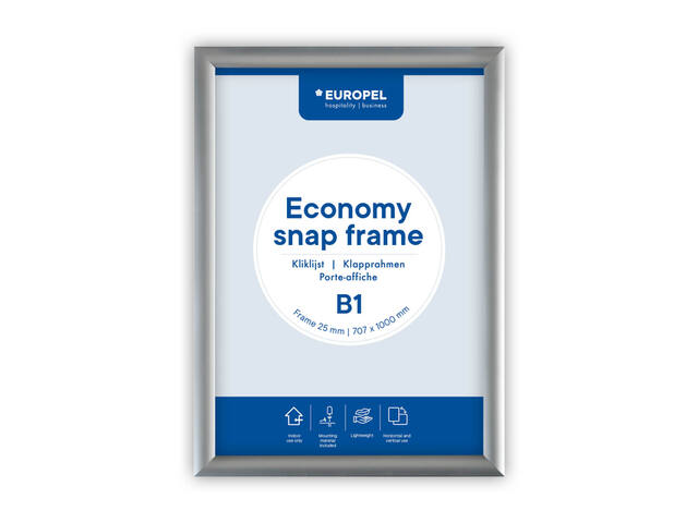 Kliklijst Europel Economy B1 zilver