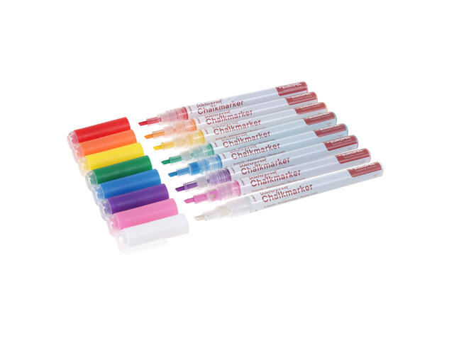 Krijtstift Europel watervast 1-3mm ass 8 stuks