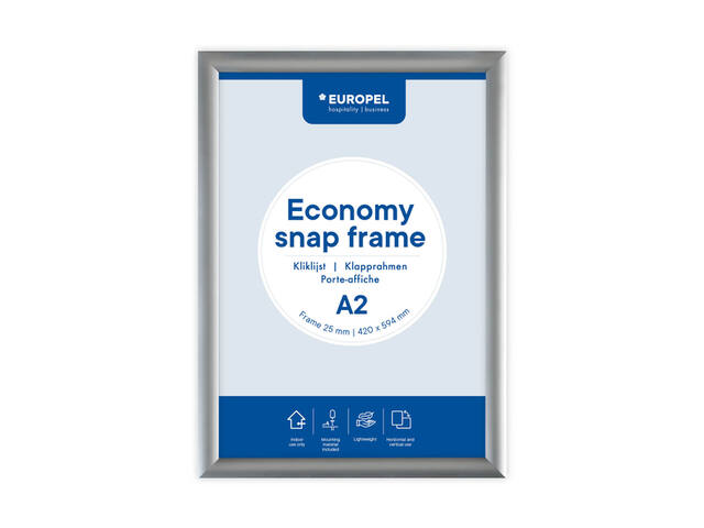 Kliklijst Europel Economy A2 zilver