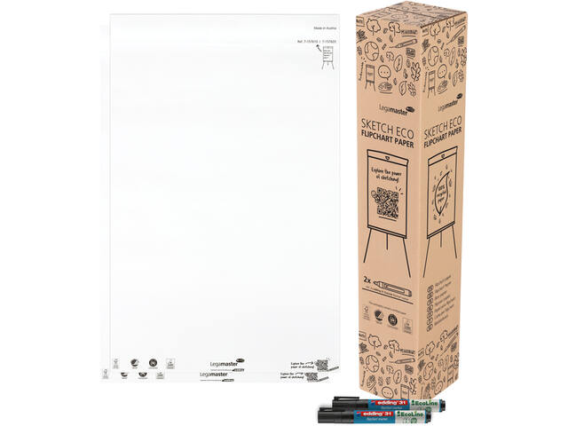 Flipoverpapier Legamaster SKETCH ECO blanco 2x 50v