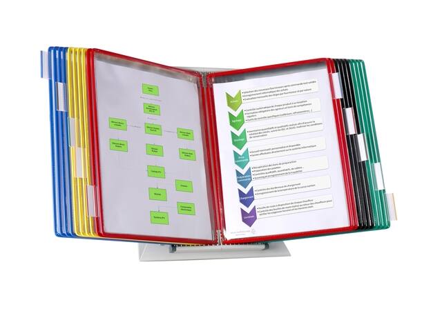 Zichtpanelensysteem bureau Tarifold A4 ass 20st