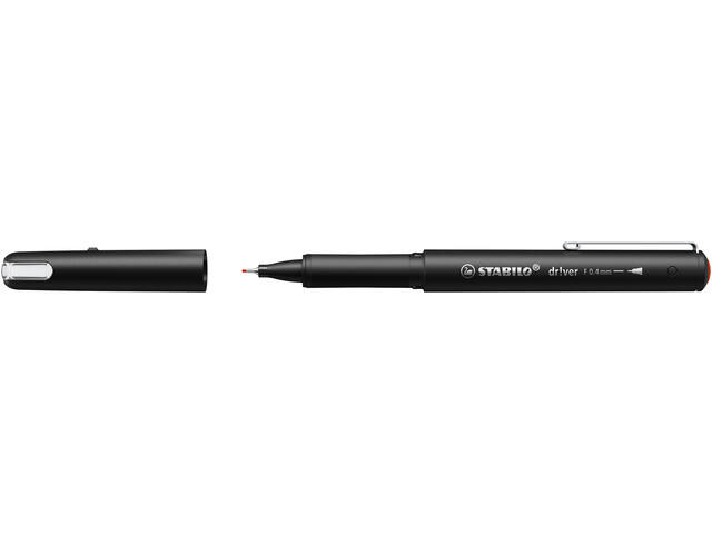 Fineliner STABILO dr.ver fijn rood
