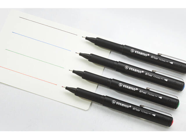 Fineliner STABILO dr.ver fijn zwart