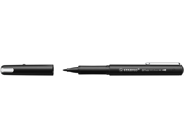Fineliner STABILO dr.ver medium zwart