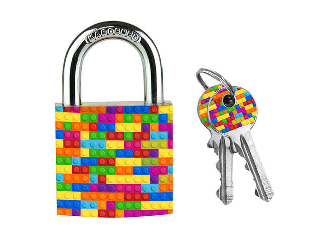 Hangslot Masterlock 30mm 4 patronen assorti
