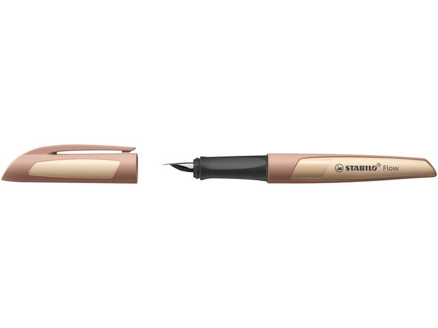 Vulpen STABILO Flow blister M lichtbruin