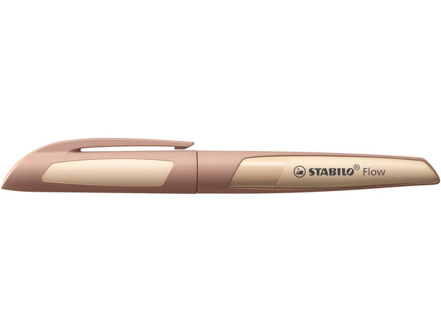 Vulpen STABILO Flow blister M lichtbruin