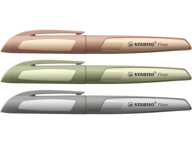 Vulpen STABILO Flow blister M grijs