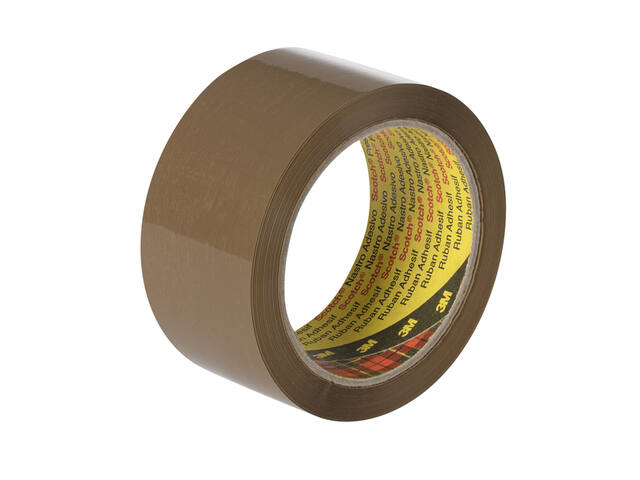 Verpakkingstape Scotch 371 48mmx66m bruin PP