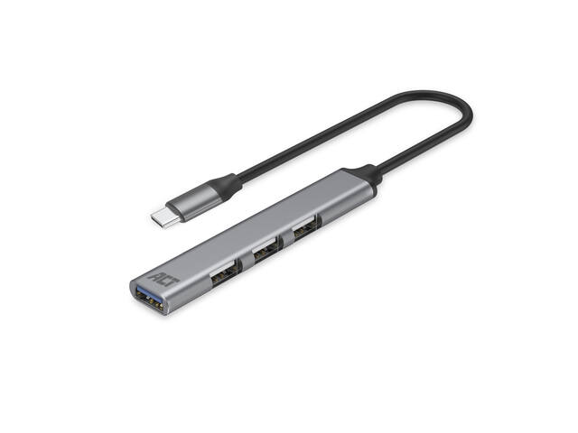 USB-C hub 3x USB-A 2.0 en 1x USB-A 3.0