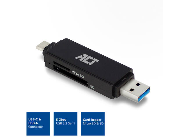 USB-C/USB-A 3.0 card reader