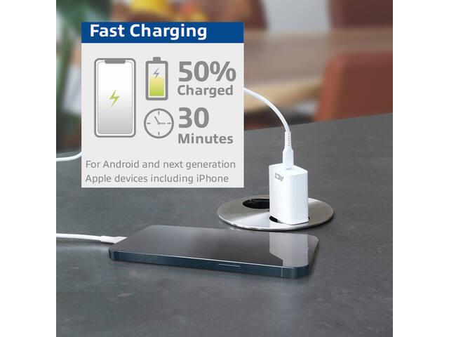 USB-C Lader 1-poort 20W Power Delivery