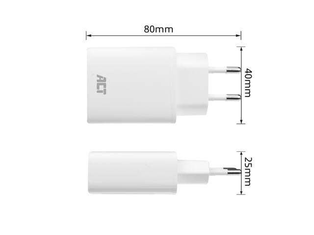 USB-C Lader 1-poort 20W Power Delivery