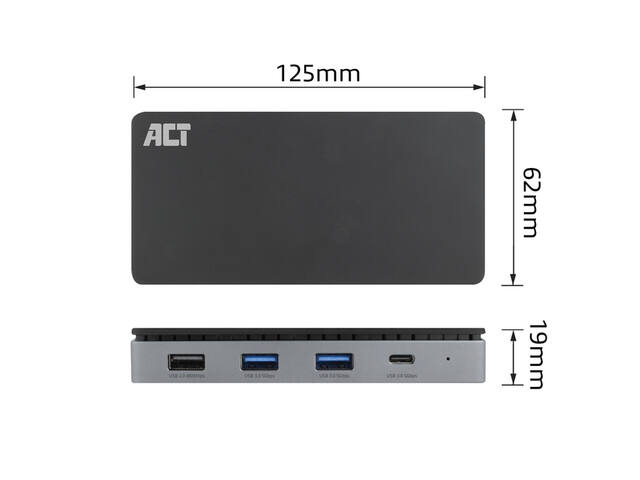 USB-C 4K MST dockingstation voor 2 HDMI-monitoren