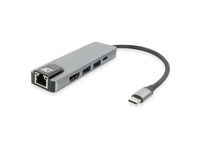 USB-C 4K docking station voor 1 HDMI monitor