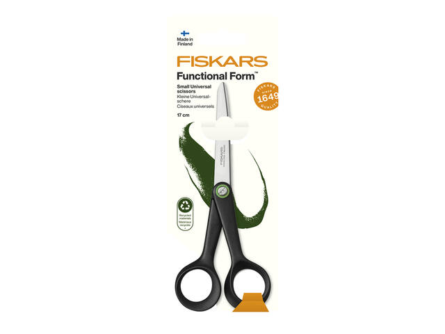 Schaar Fiskars Functional Form klein 17cm zwart