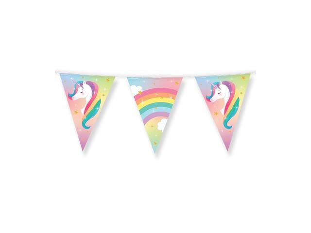 Vlaggenlijn Unicorn folie 10 meter