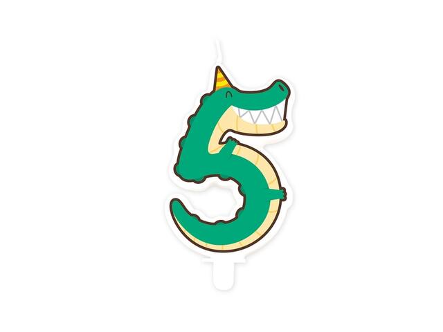 Jungle candle 5 Crocodile