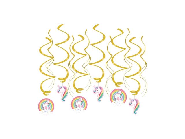Swirl decorations Unicorn