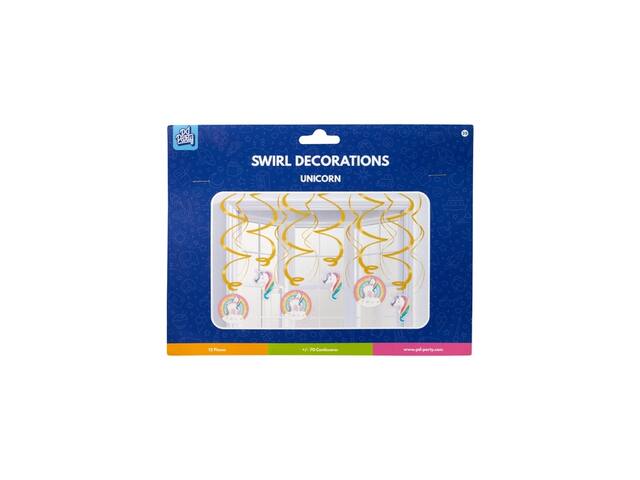 Swirl decorations Unicorn