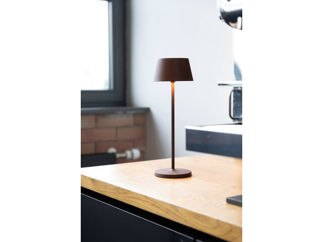 Tafellamp MAUL Nina LED dimbaar bruin