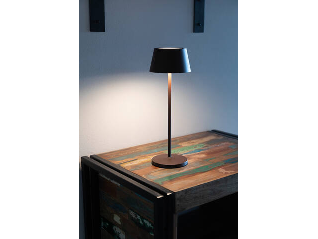 Tafellamp MAUL Nina LED dimbaar bruin