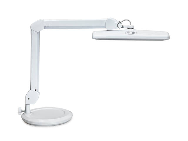 Werkpleklamp MAUL Intro LED dimbaar op voet wit