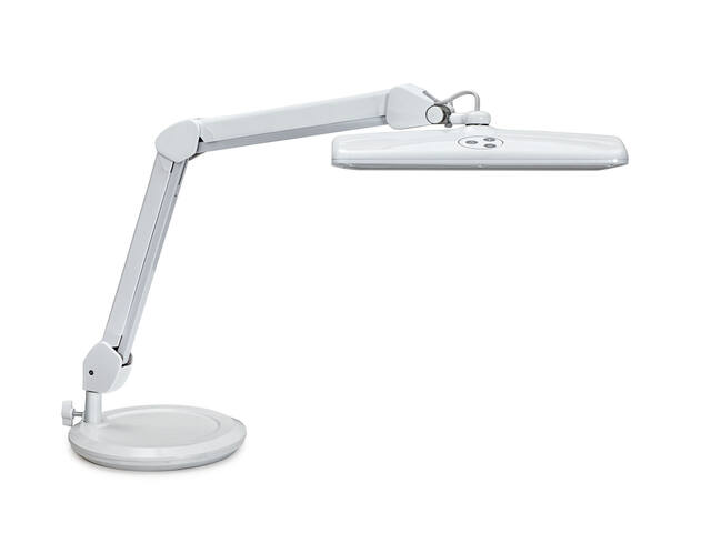 Werkpleklamp MAUL Intro LED dimbaar op voet wit
