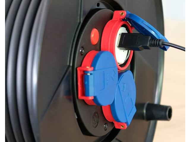 Stopcontactadapter Brennenstuhl USB A 2.4A wit