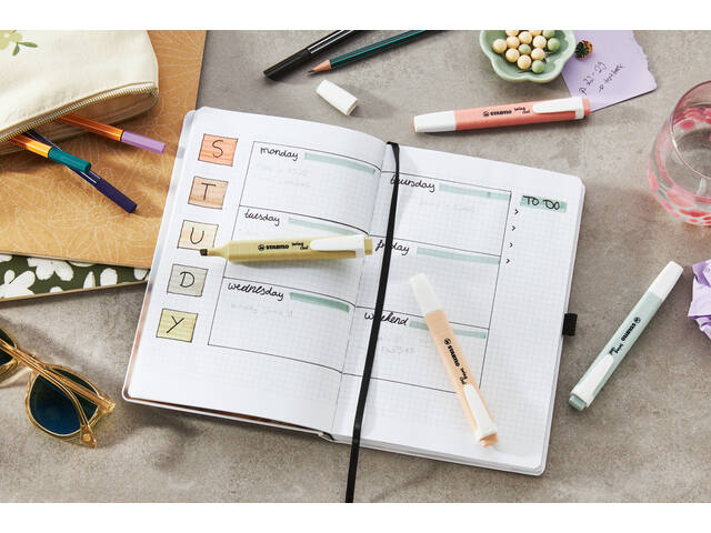 Markeerstift STABILO Swing cool nature deskset 18x