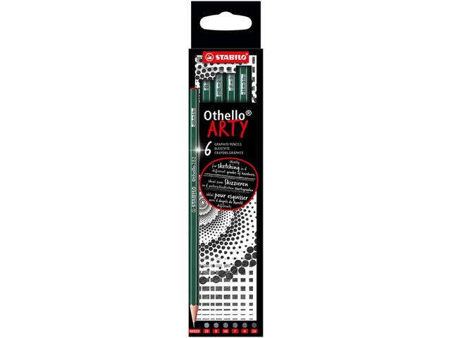 Potlood STABILO Othello 6 hardheden