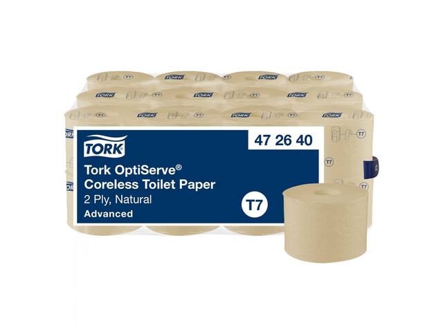 Toiletpapier Tork T7 Advanced Coreless naturel