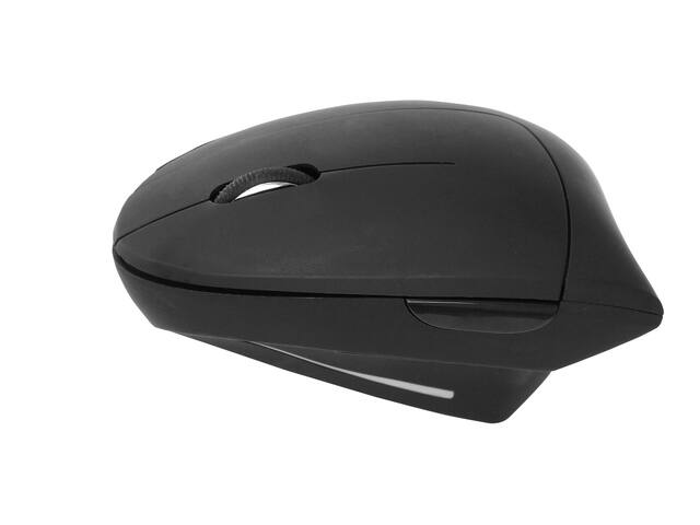 Muis Quantore ergonomisch draadloos USB-A zwart