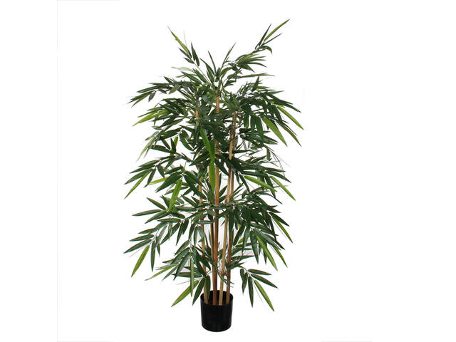 Kunstplant Mica Bamboe in plastic pot