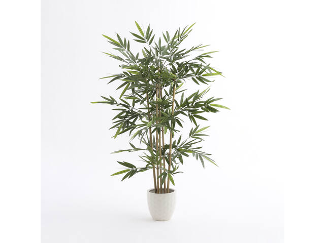 Kunstplant Mica Bamboe in plastic pot