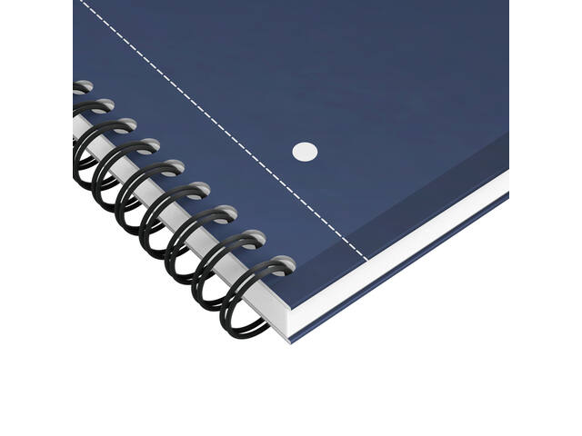 Spiraalblk Oxf International Notebk A4+ lijn blauw
