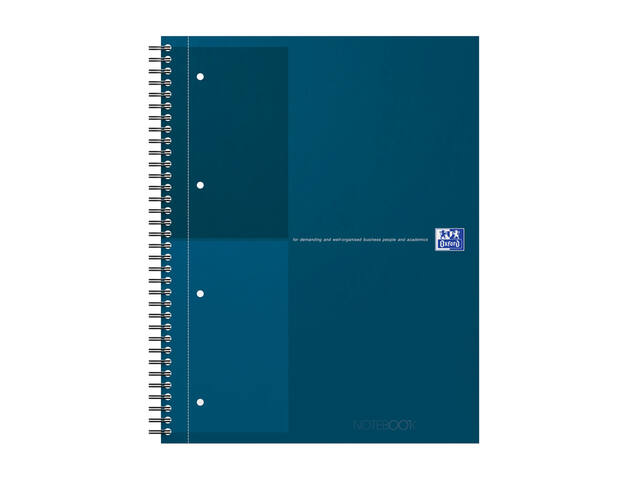 Spiraalblk Oxf International Notebk A4+ ln petr bl