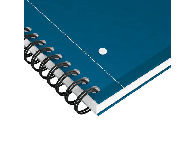Spiraalblk Oxf International Notebk A4+ ln petr bl