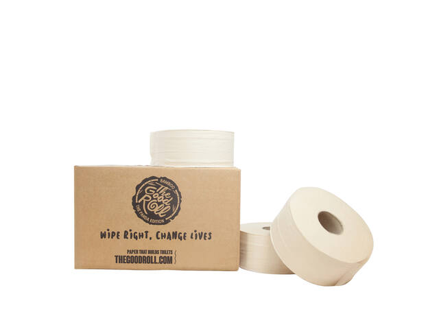 Toiletpapier TGR jumbo klein 2laags 180m naturel