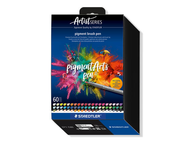 Brushpen Staedtler 371 C60 set 60 kleuren