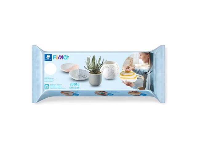 Boetseerklei Staedtler Fimo air 2000gr wit
